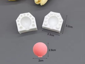 Molde silicona globo chico